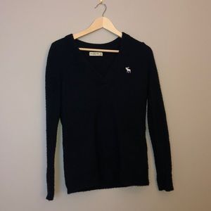 Super soft navy blue Abercrombie sweater.
